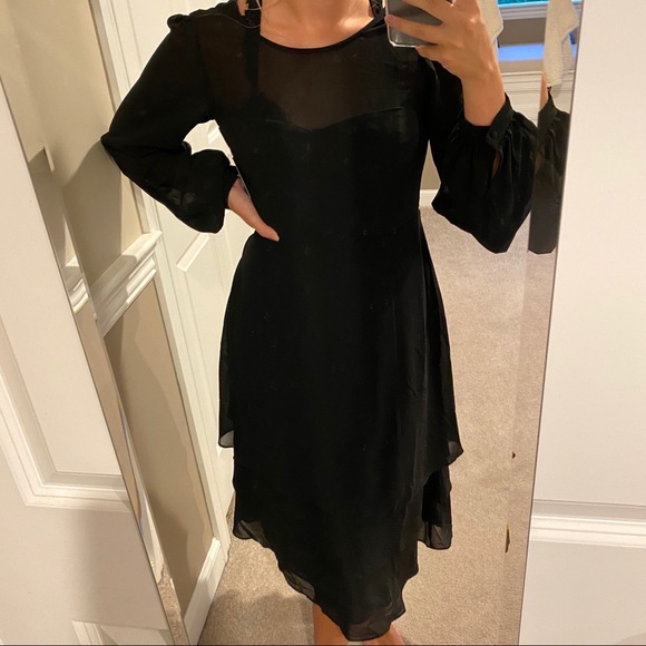 Lulus Long Sleeve Midi Dress - Picture 2 of 7